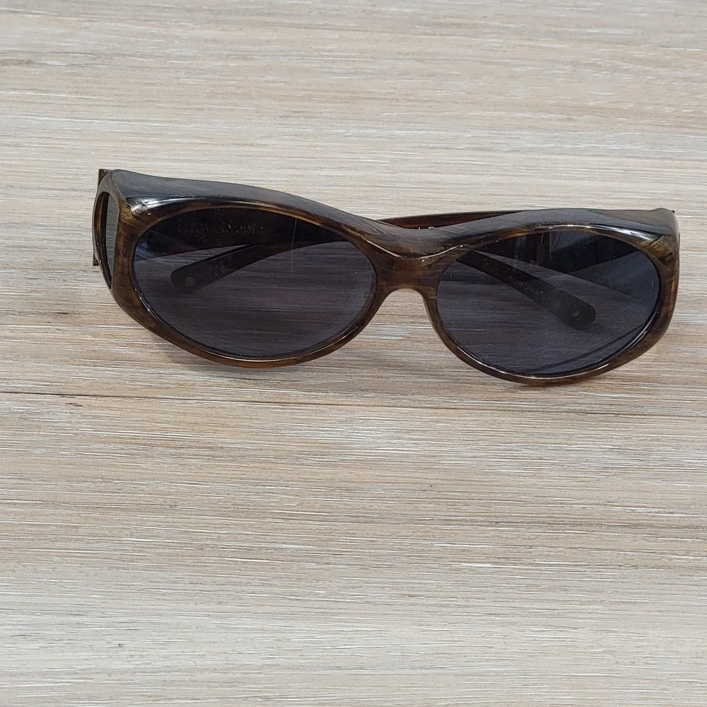 Jonathan Paul Fitovers Aurora AU003 Brown Tortoise Polarized Sunglasses UV 400